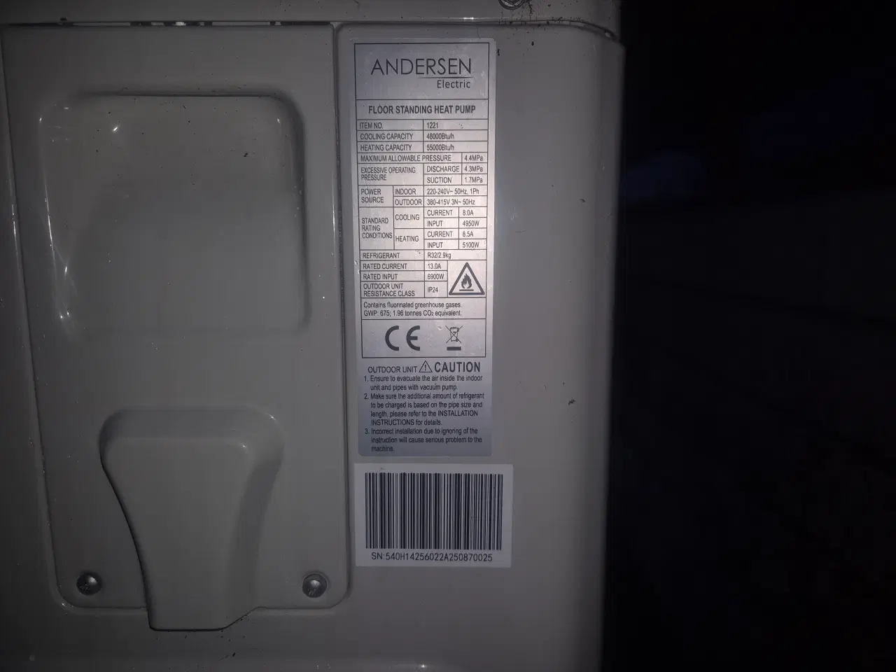 Billede 3 - Varmepumpe fra andersen