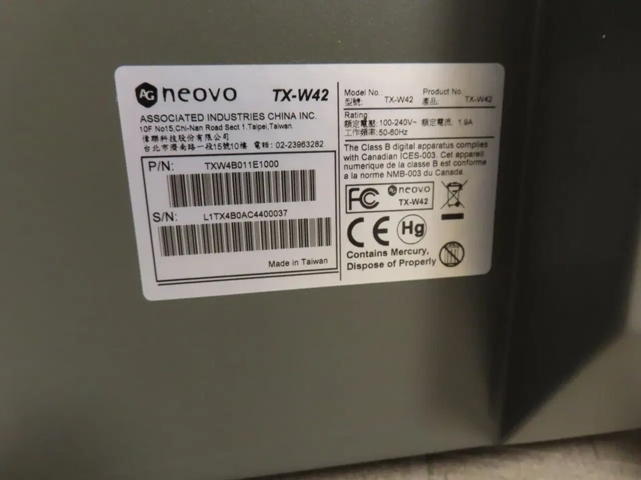 Billede 2 - Touchskærm Neovo 42" TX-W42