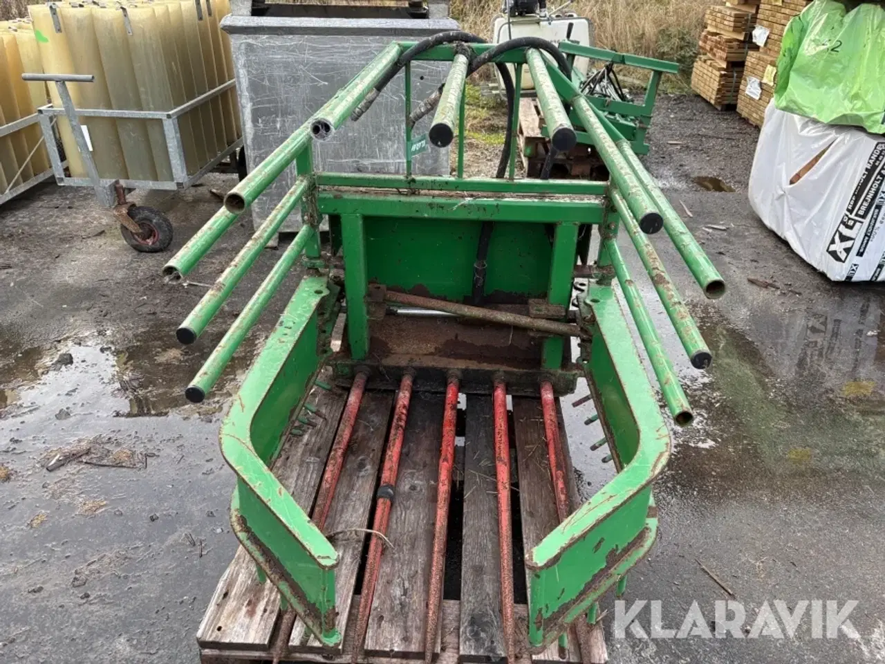 Billede 2 - Lot: halmopsamler og halmrive Aalborg maskinfabrik Opsamler og HRS 13 2 maskiner