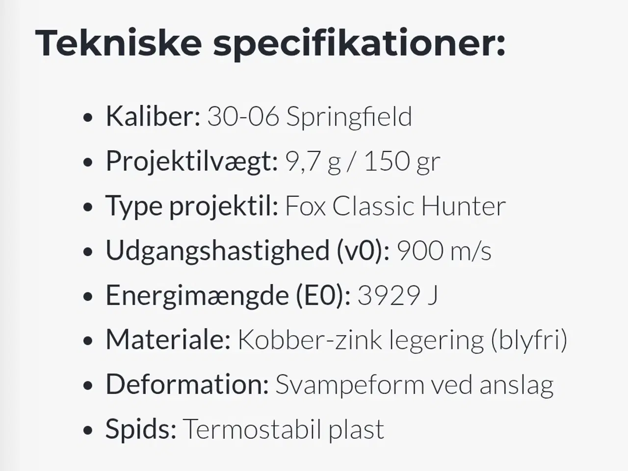 Billede 2 - 30-06 springfield 