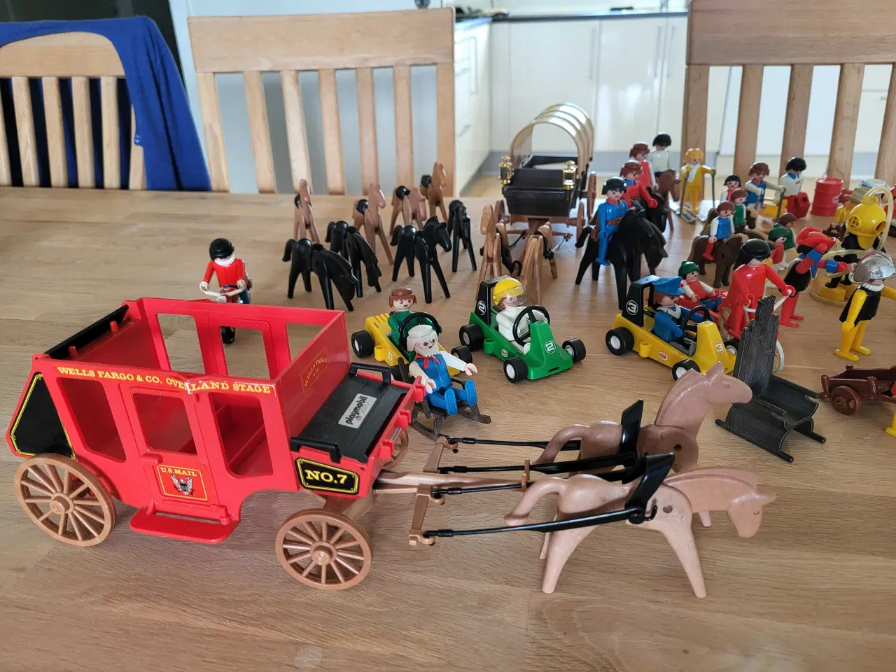 Billede 6 - Play mobil figurer og vogne 