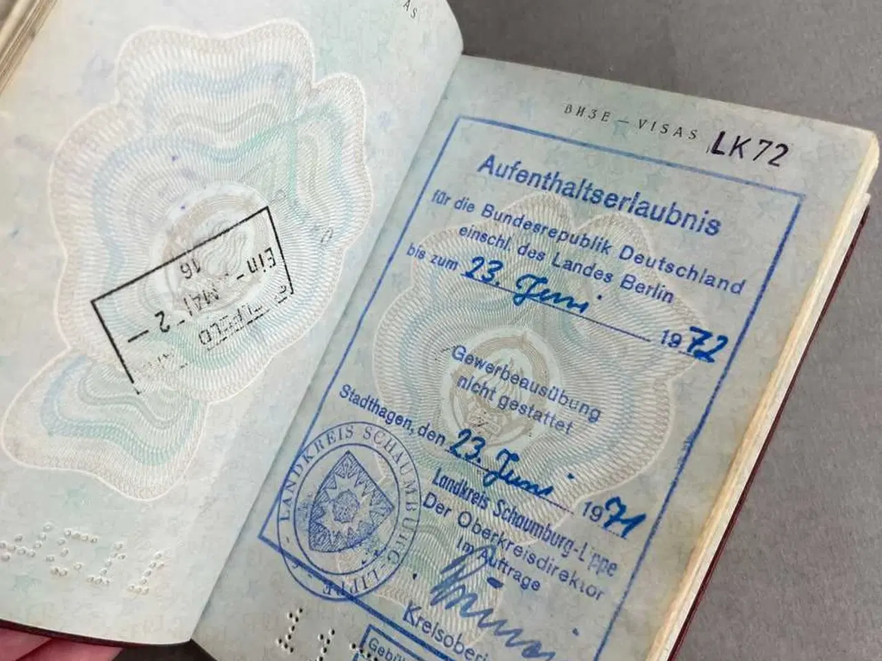 Billede 11 - Østtysk DDR Jugoslavisk Pas