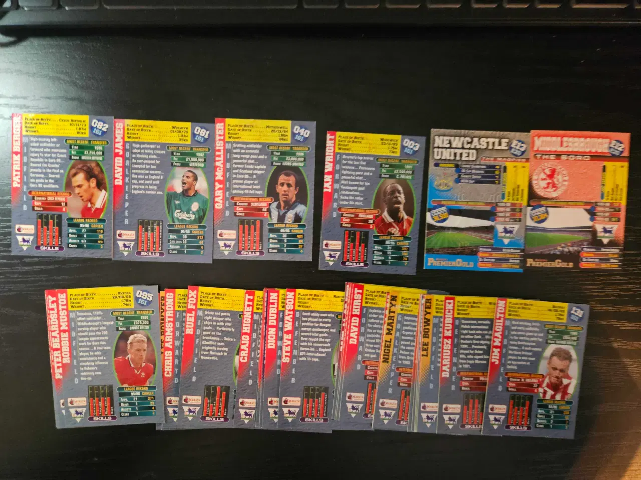 Billede 2 - Premier Gold Årgang 1996 Fodboldkort 