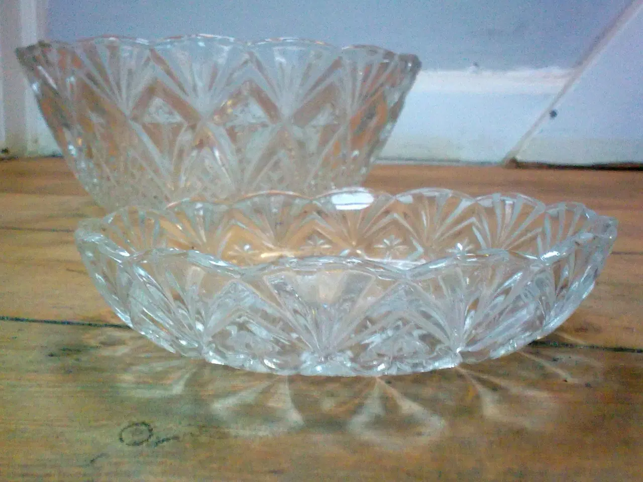 Billede 6 - Ananas facet glasskål og asiet