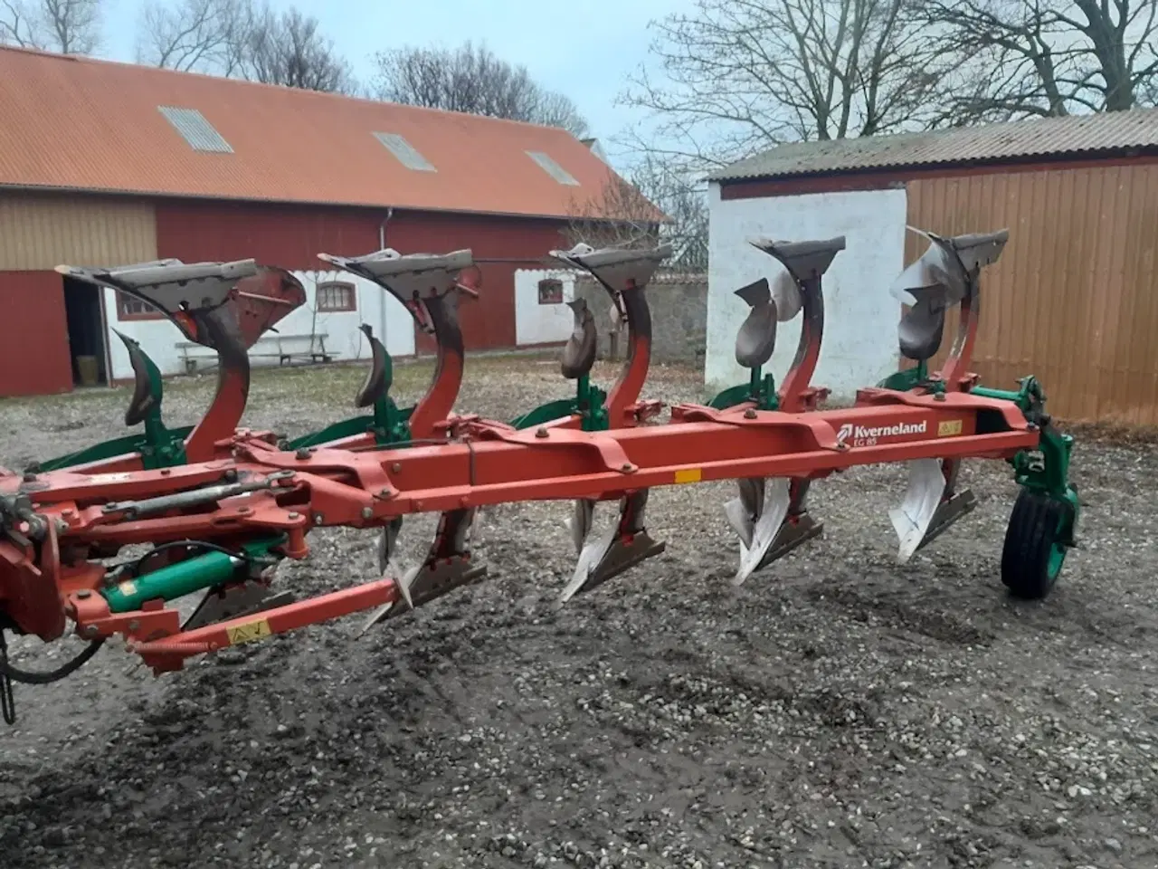 Billede 7 - 5 furet Kverneland vende plov EG 85 Krop 28