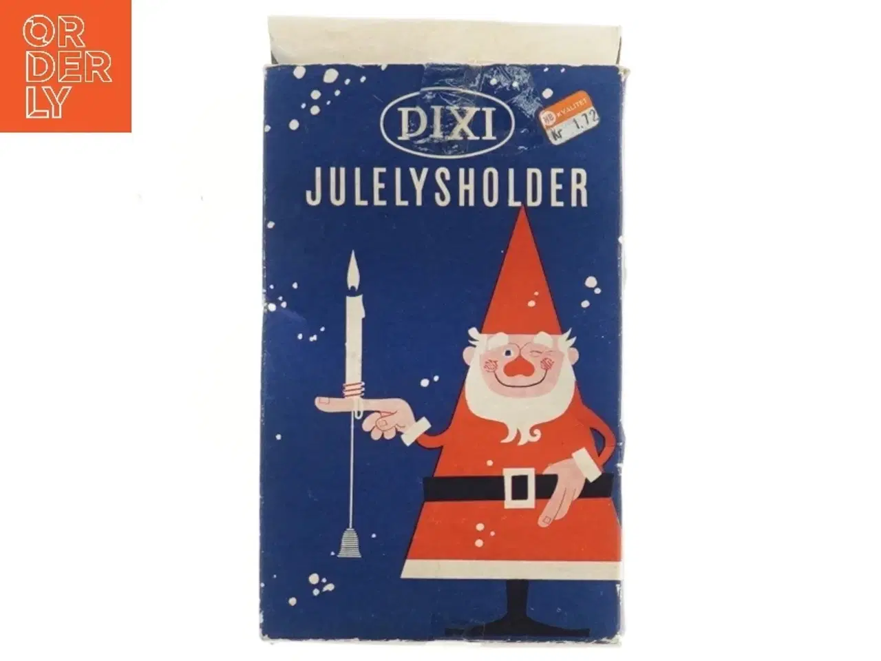 Billede 1 - Gamle Julelys holdere 8 stk fra Dixi (str. 8 stk 16 cm)