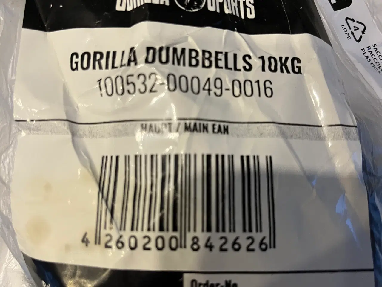 Billede 5 - Gorilla sport- håndvægt - 10 kg.