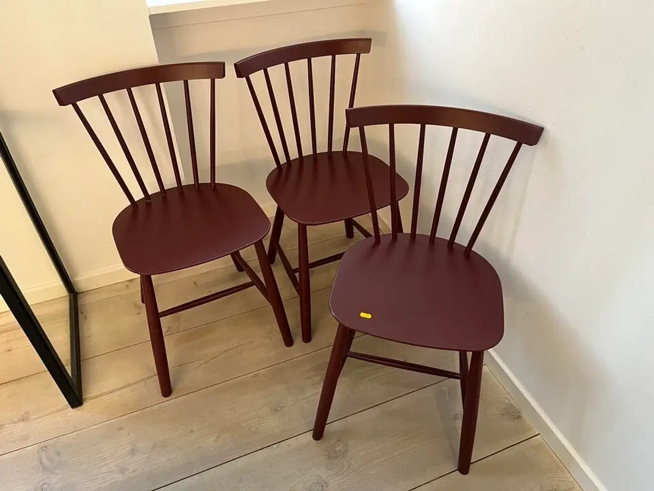 Billede 1 - 3 Rødbrune Stole KVIST FDB Møbler
