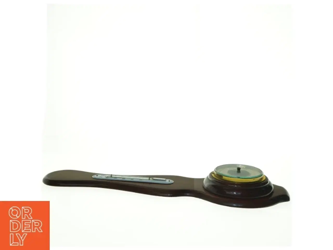 Billede 4 - Vintage træ barometer og termometer (str. 53 x 18 cm)