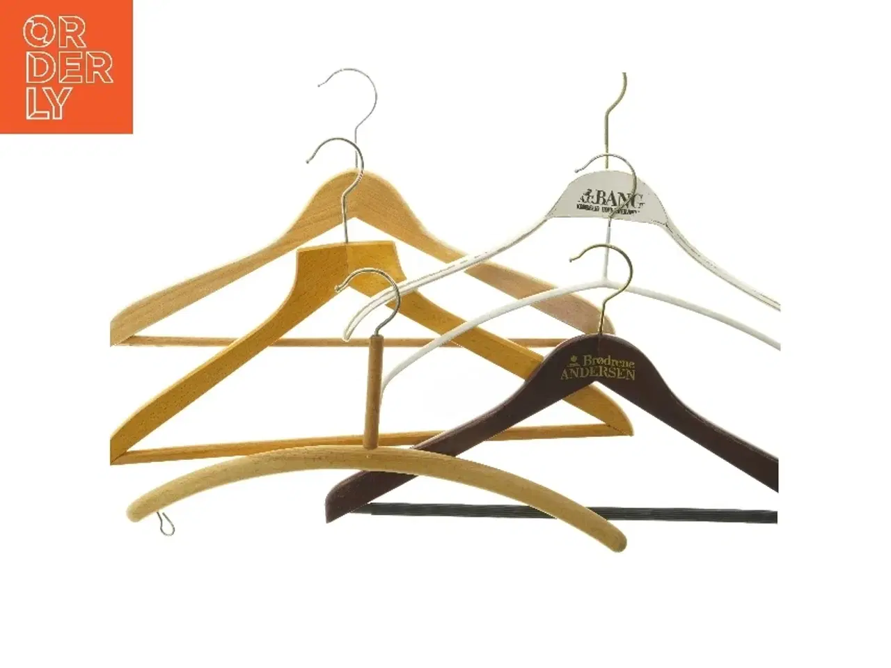 Billede 1 - Træ- og metalbøjler (str. 25x45 cm)