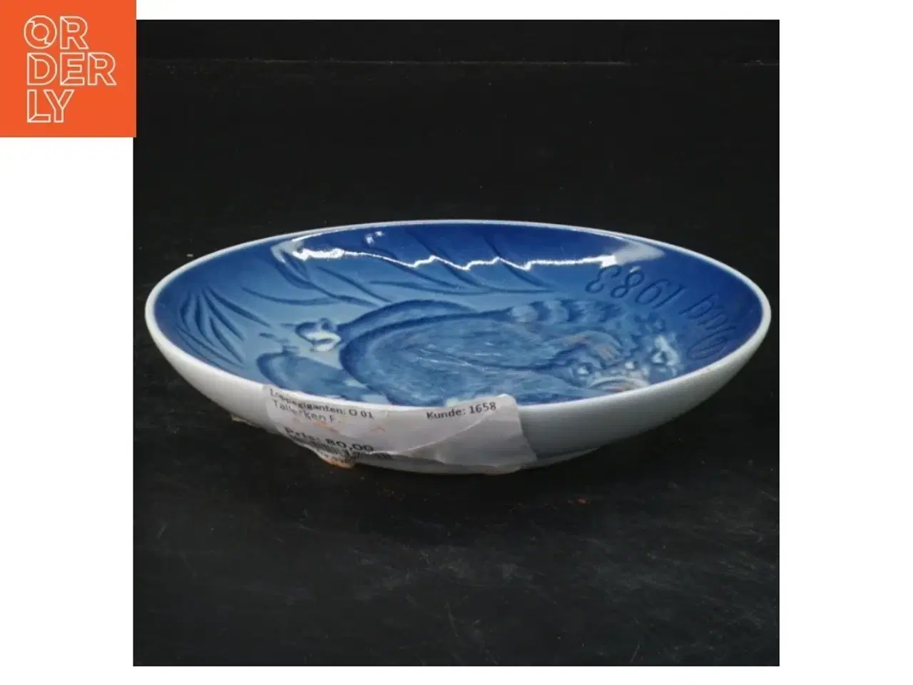 Billede 2 - Porcelænsmor&#39;s Dag tallerken 1983 fra B&G (str. Ø 15 cm)