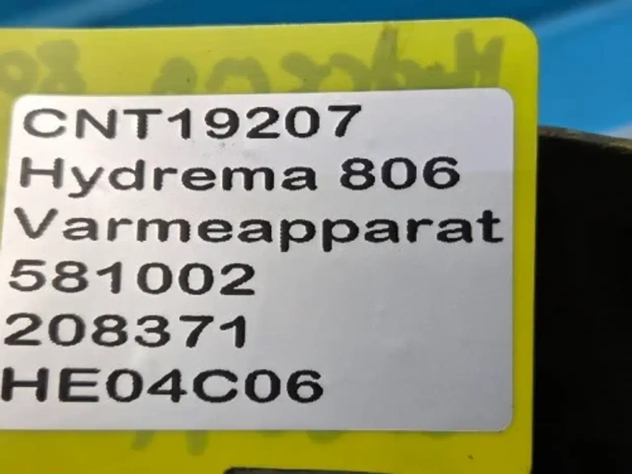 Billede 15 - Hydrema 806 Varmeapparat 581002