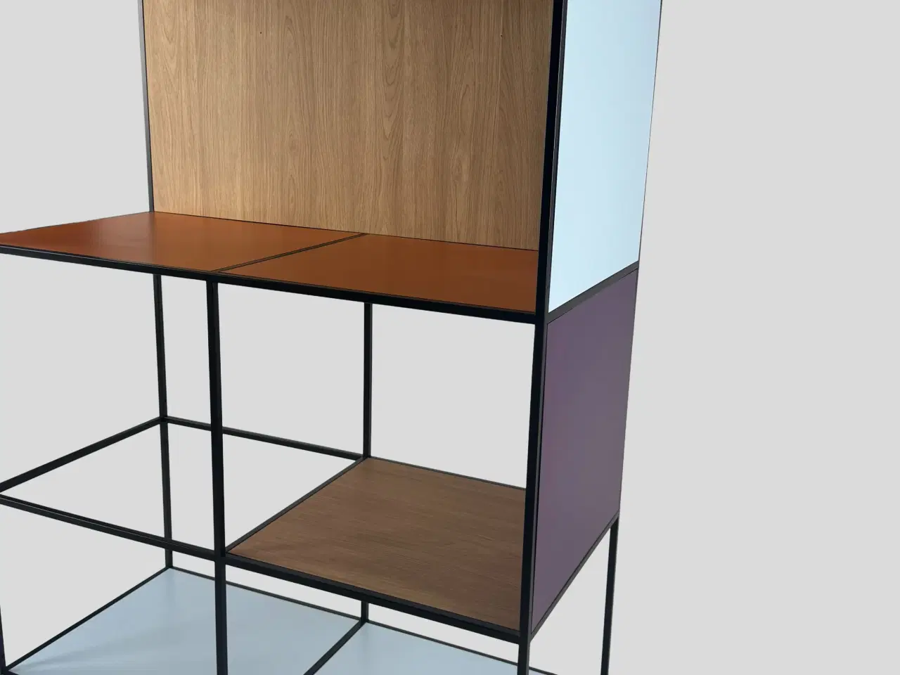 Billede 4 - Metalreol – Multifarvet 119x55x202 cm