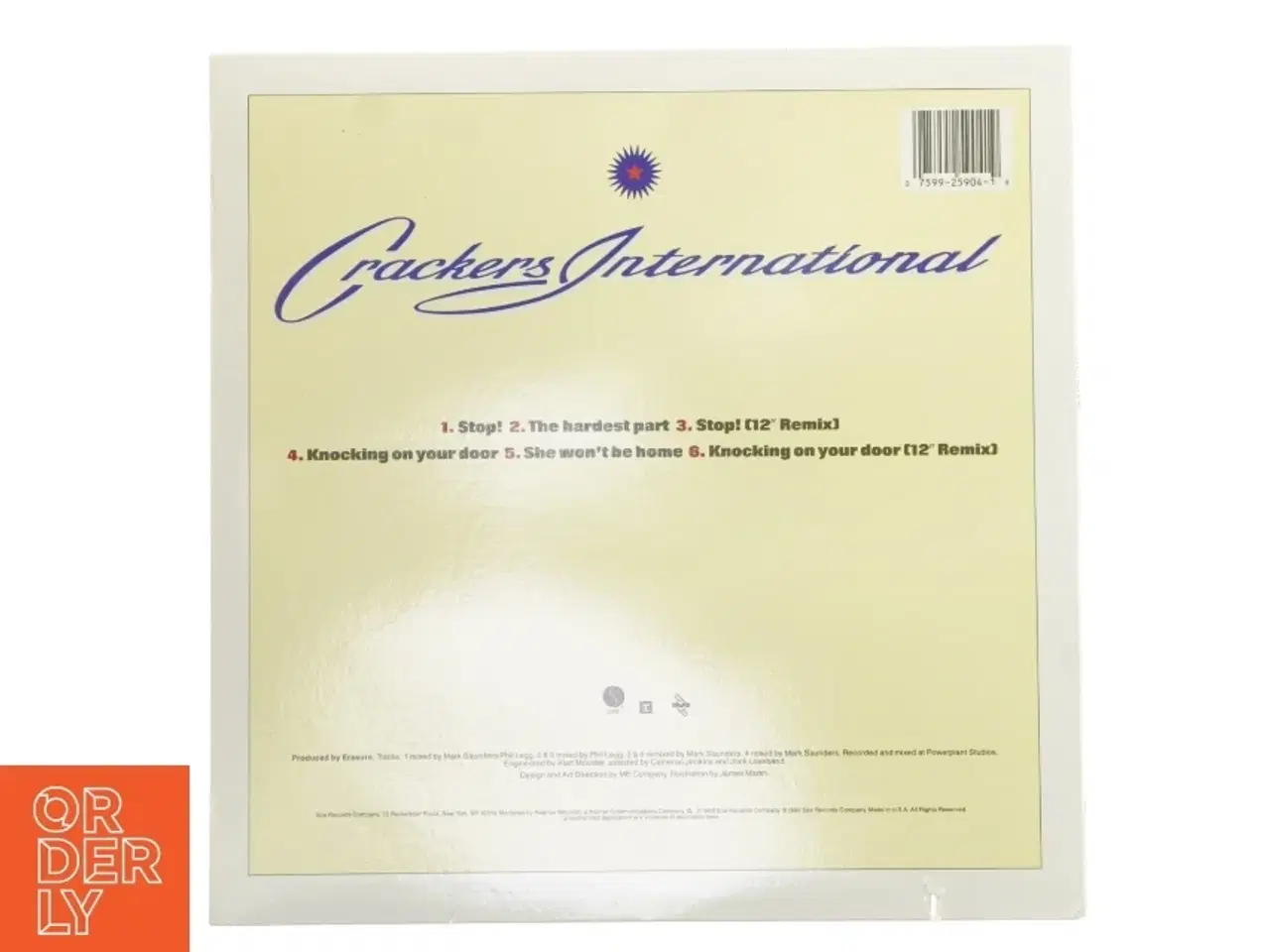 Billede 2 - Erasure - Crackers International LP fra Erasure