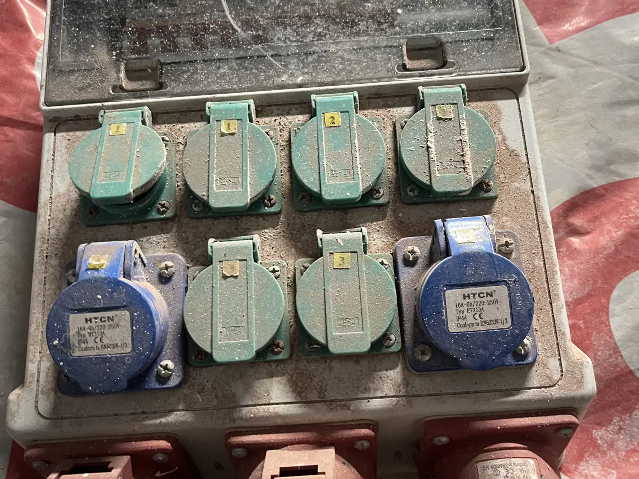 Billede 1 - Byggestrømstavle 