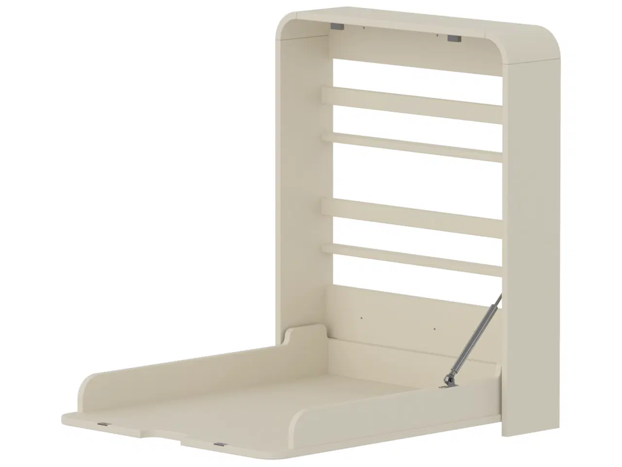 Billede 2 - Helt nyt Flexa Nova væghængt puslebord – Creme