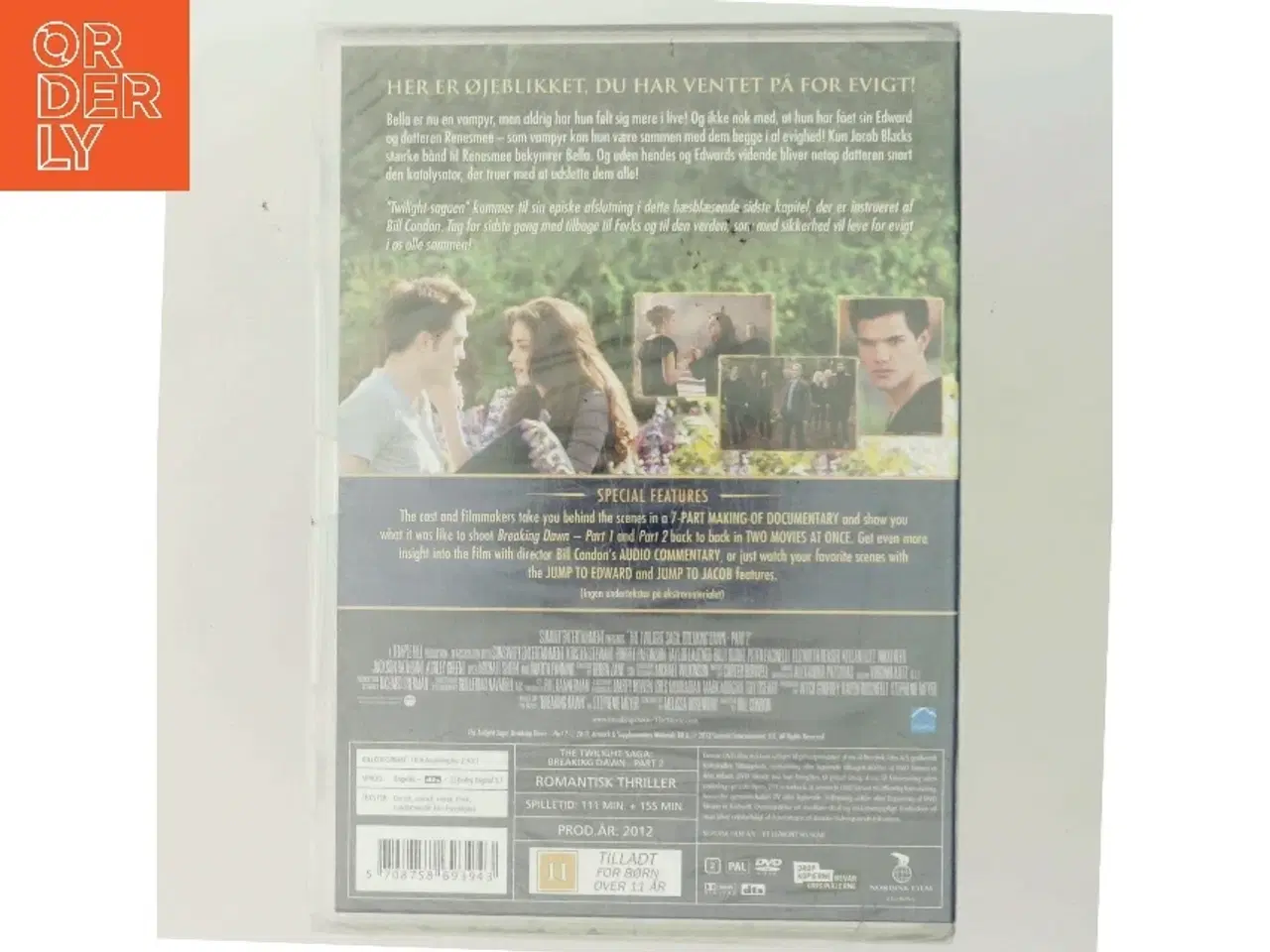 Billede 3 - Twilight - Breaking Dawn: Part 2 med Kristen Stewart (DVD)