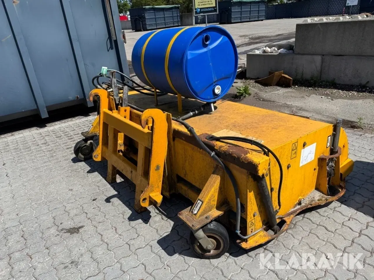 Billede 3 - Fejekost med tank og vand JCB SC240