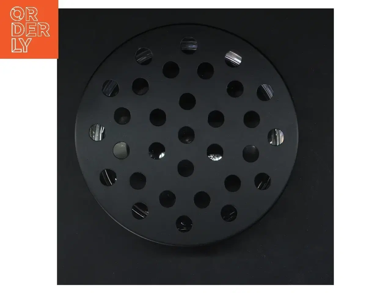 Billede 5 - Glasvase med låg med huller i (str. Ø 20 cm)