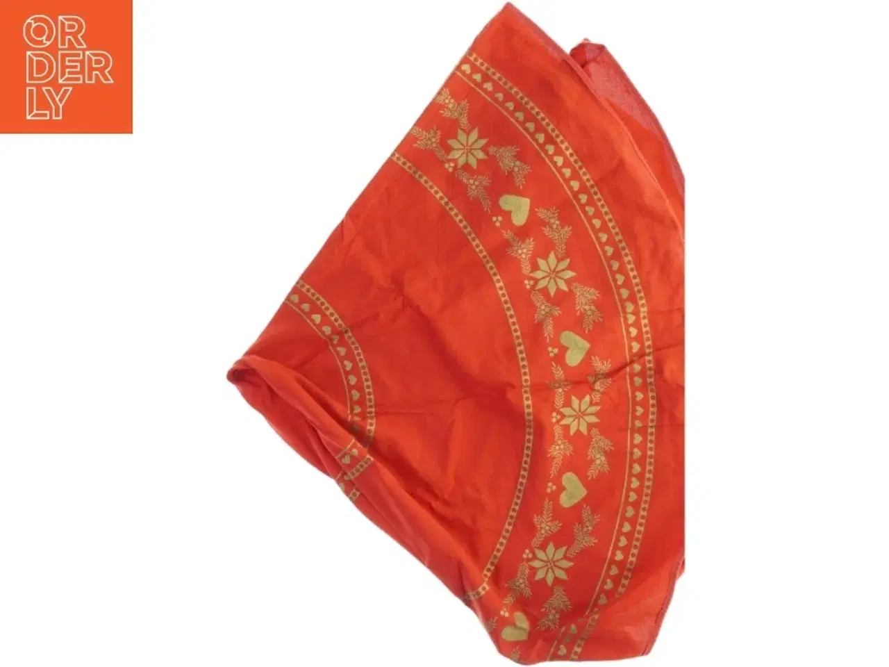 Billede 4 - Rødt juledug (str. 140 cm)