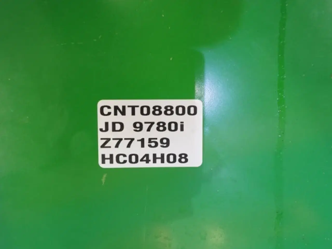 Billede 6 - John Deere 9780 Plade Z77159