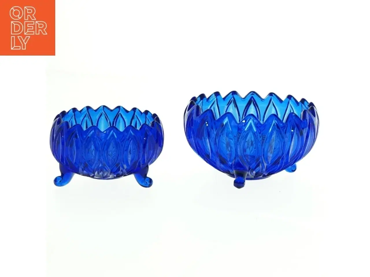 Billede 1 - Lausitzer Orion Vintage 1960&#39;er glasskåle (str. Diameter 13 cm h, 8 cm diameter 10 cm h 6 cm)