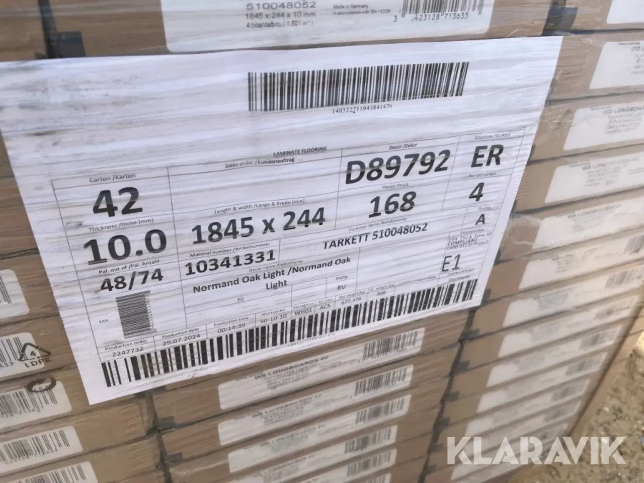 Billede 5 - Planke gulv Tarkett Normand oak light 151m2