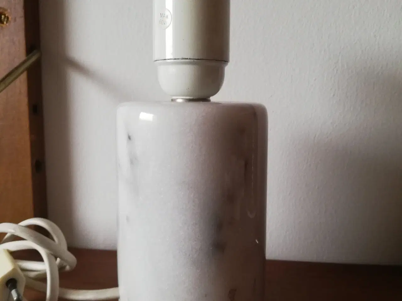 Billede 1 - Marmor bordlampe