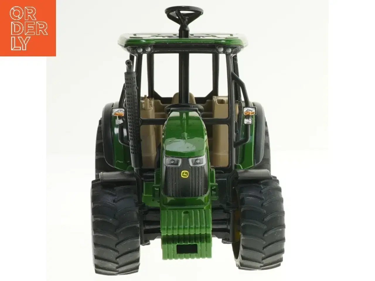 Billede 2 - Buder traktor med vogn - John Deere (str. 25x15 cm)