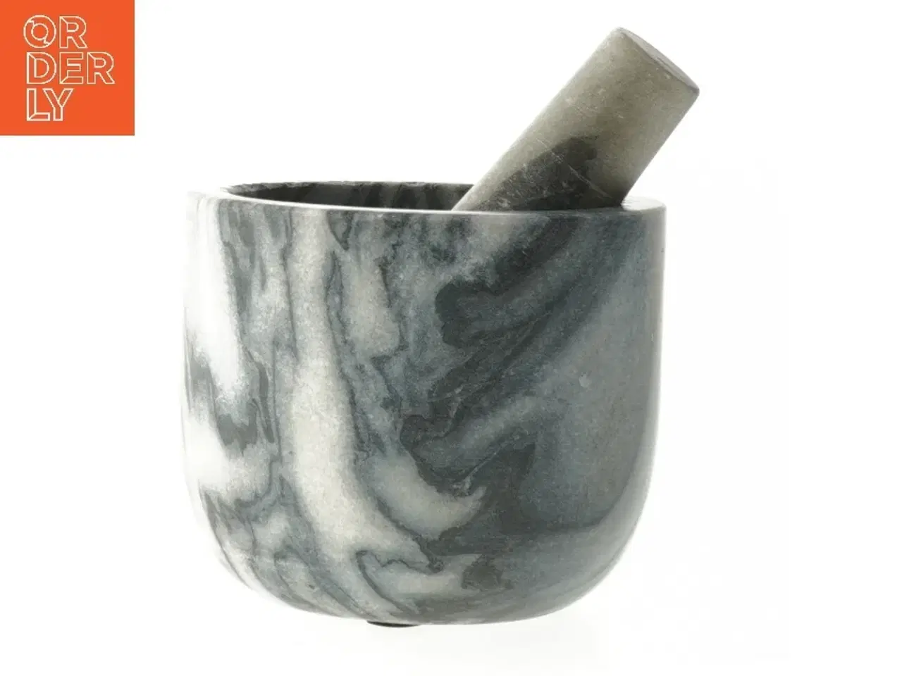 Billede 1 - Morter i marmor med støder (str. Ø 12 cm)