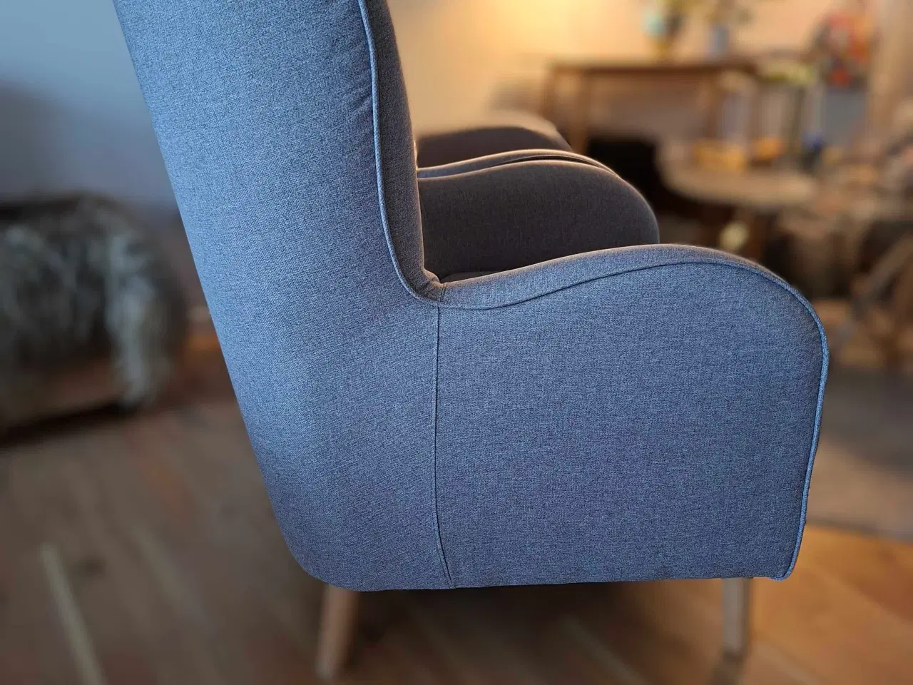 Billede 3 - Lænestole i lys grå stof