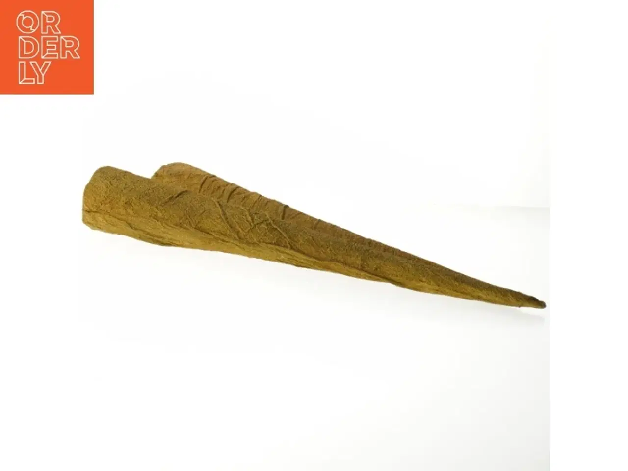 Billede 5 - 6 store, håndlavede kræmmerhuse med forgyldt stof (40 cm)
