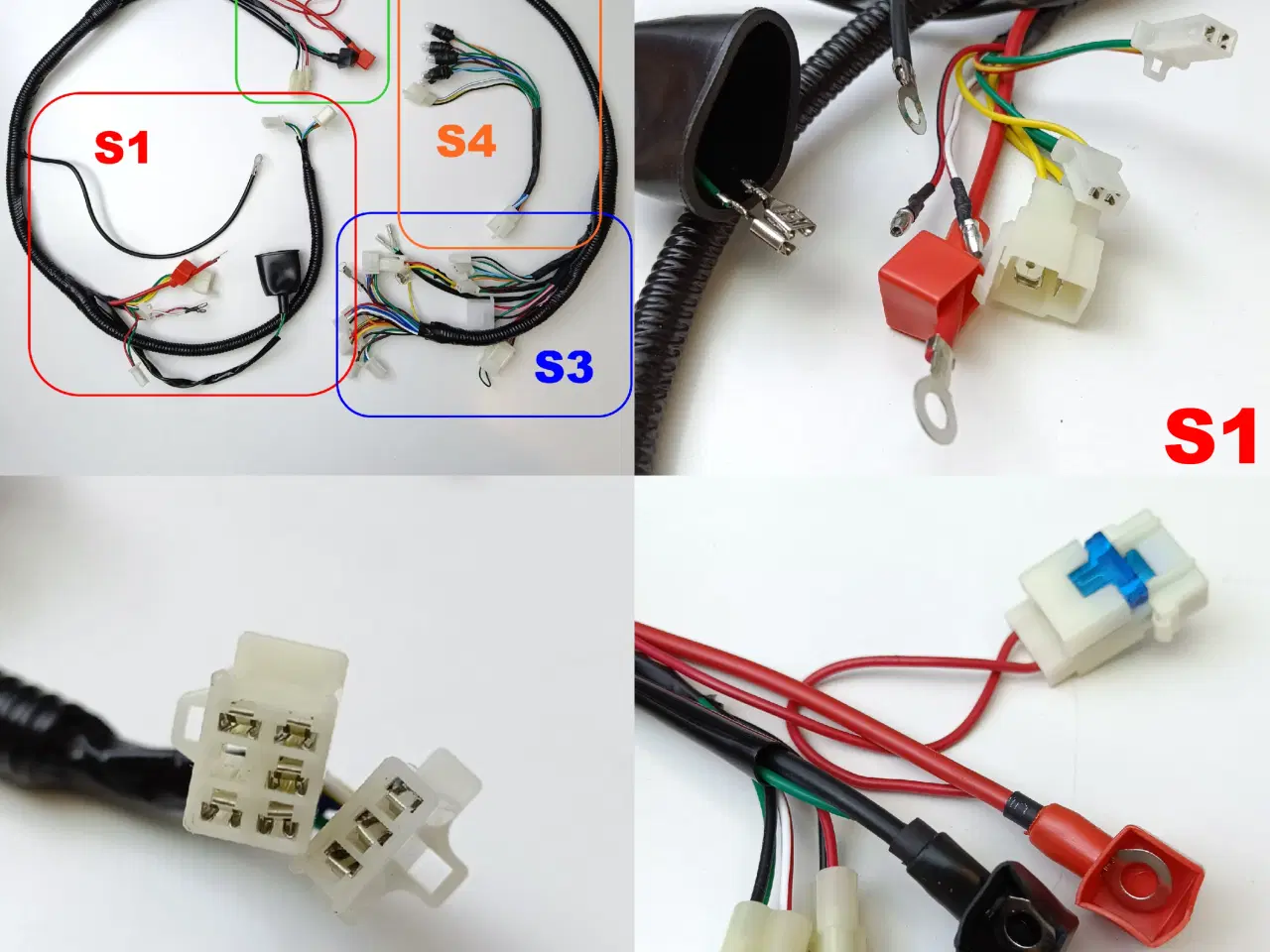 Billede 3 - NY! Ledningsnet komplet til scootere