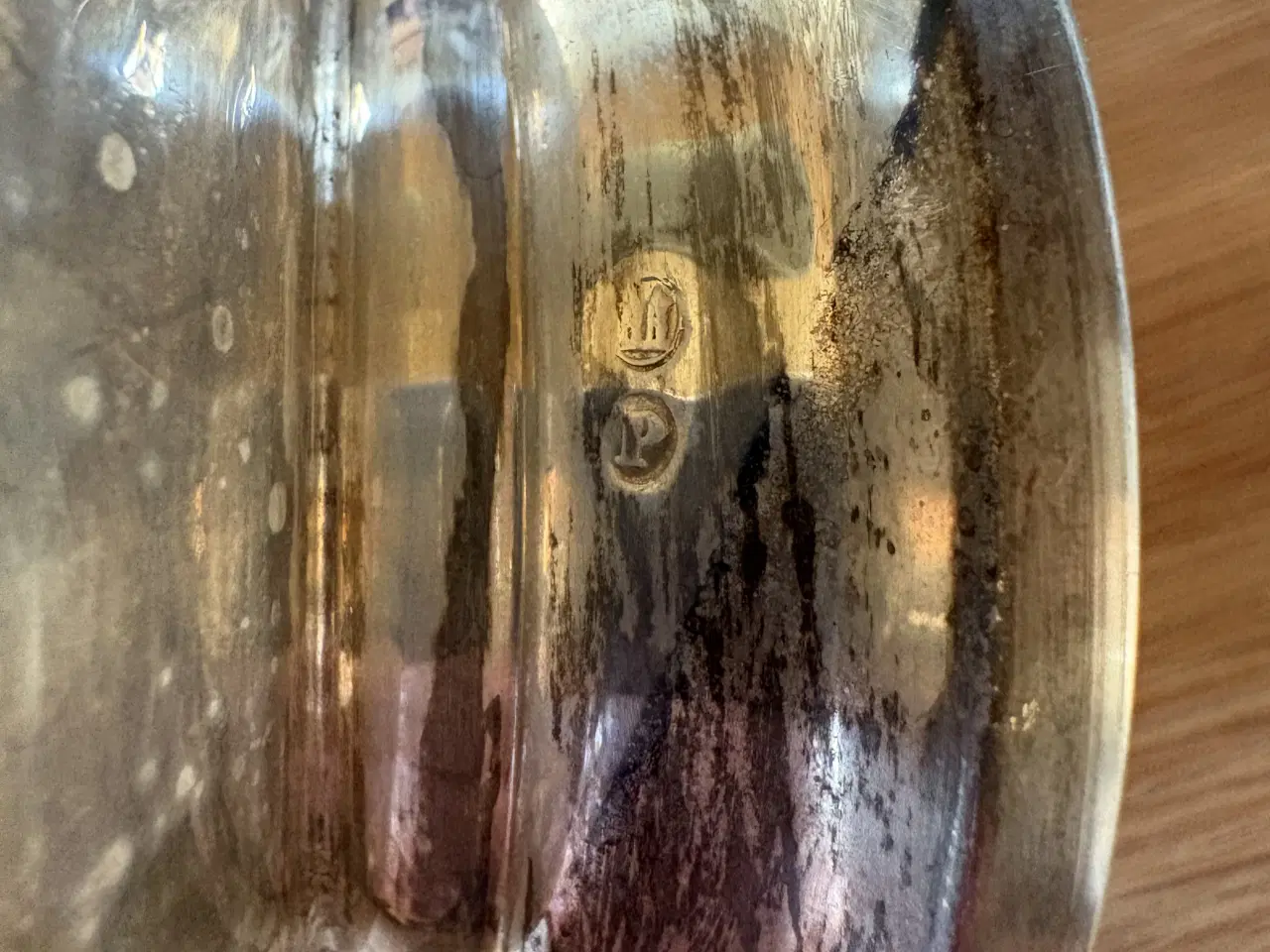 Billede 3 - To tårnet sølvskål