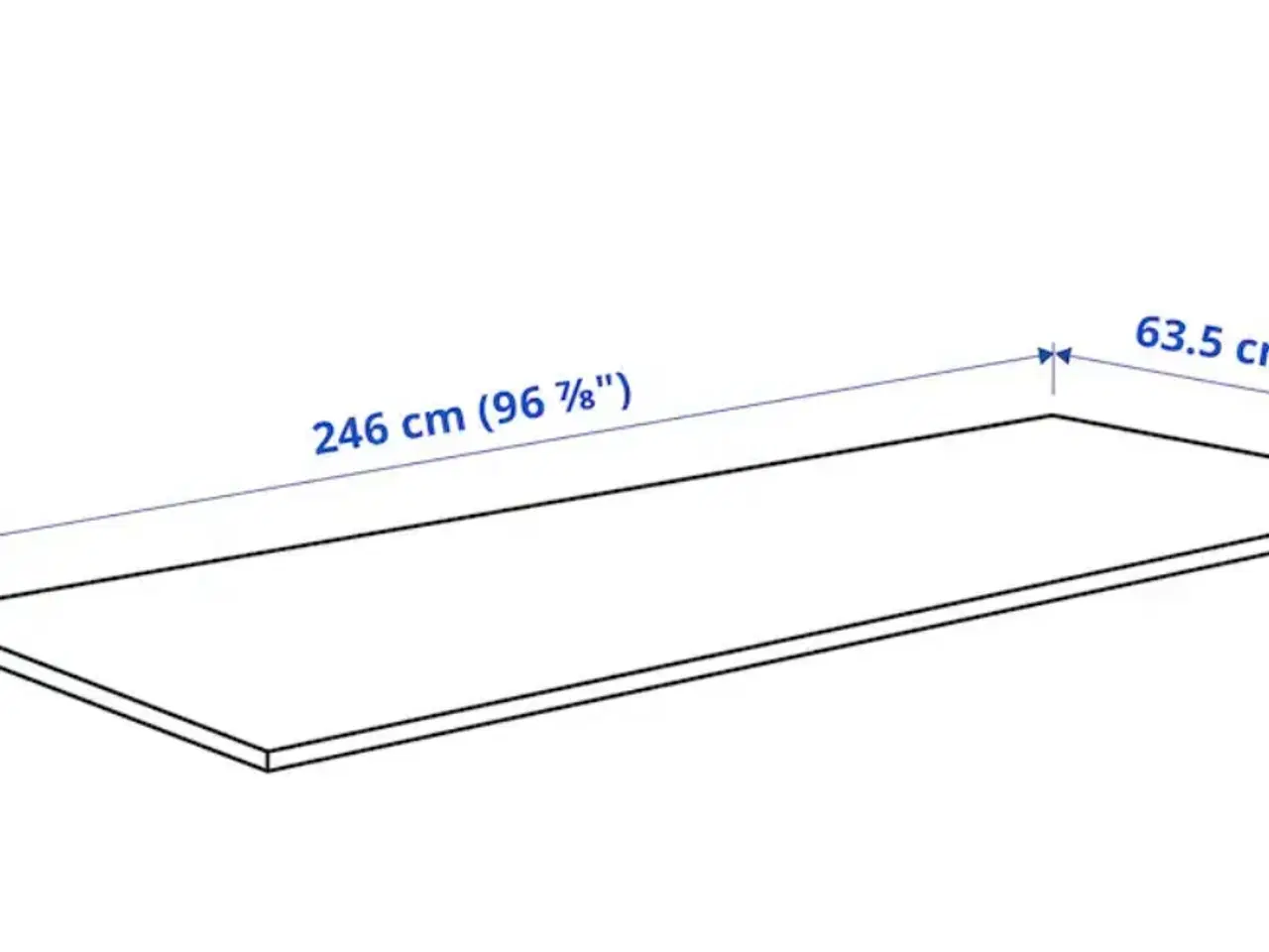 Billede 2 - IKEA SÄLJAN bordplade