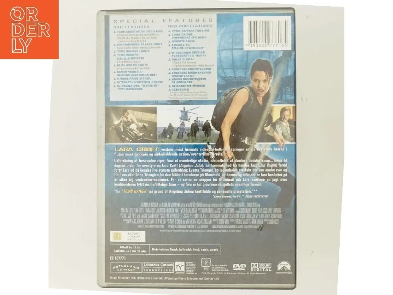 Billede 3 - Lara Croft:  Tomb Raider med Angelina Jolie (DVD)