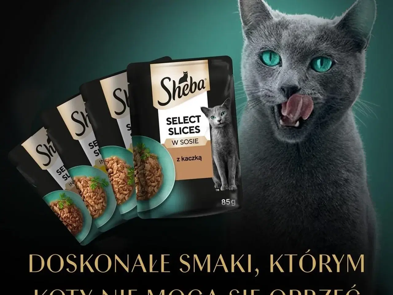 Billede 5 - Vådfoder til kat – Sheba Selection Select Slices Fjerkræsmage, 40 × 85 g