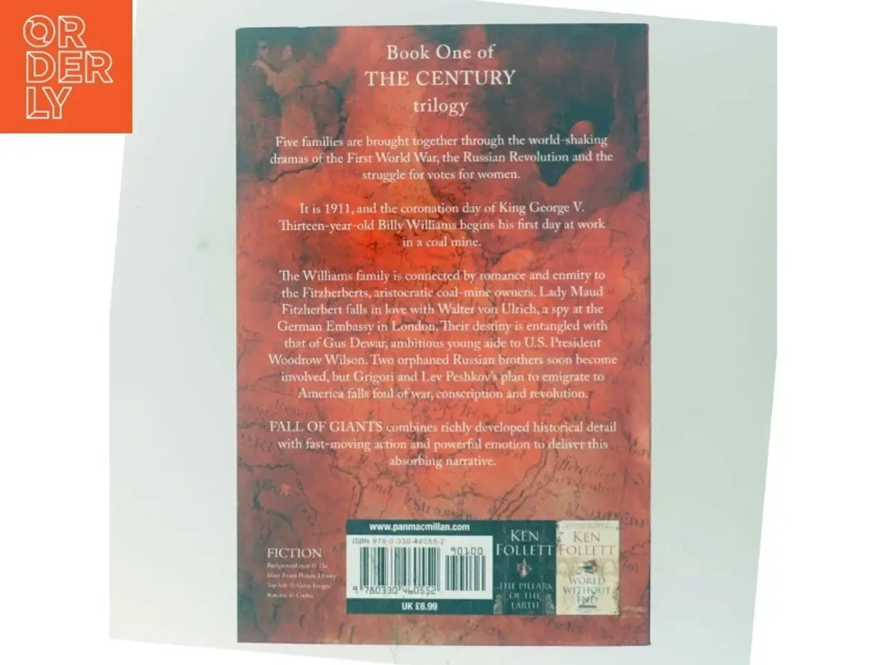 Billede 3 - Fall of giants : book one of the Century trilogy af Ken Follett (Bog)