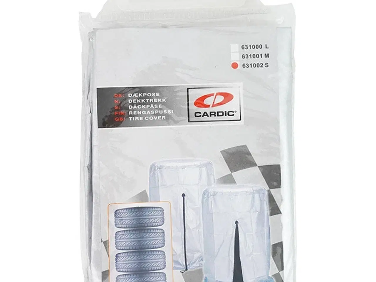 Billede 1 - Dækpose str. s  højde: 76cm, diam: 55cm