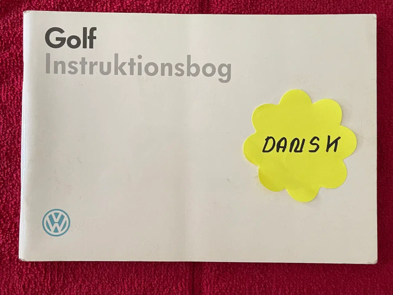 Billede 1 - Instruktionsbog Golf-Modeller