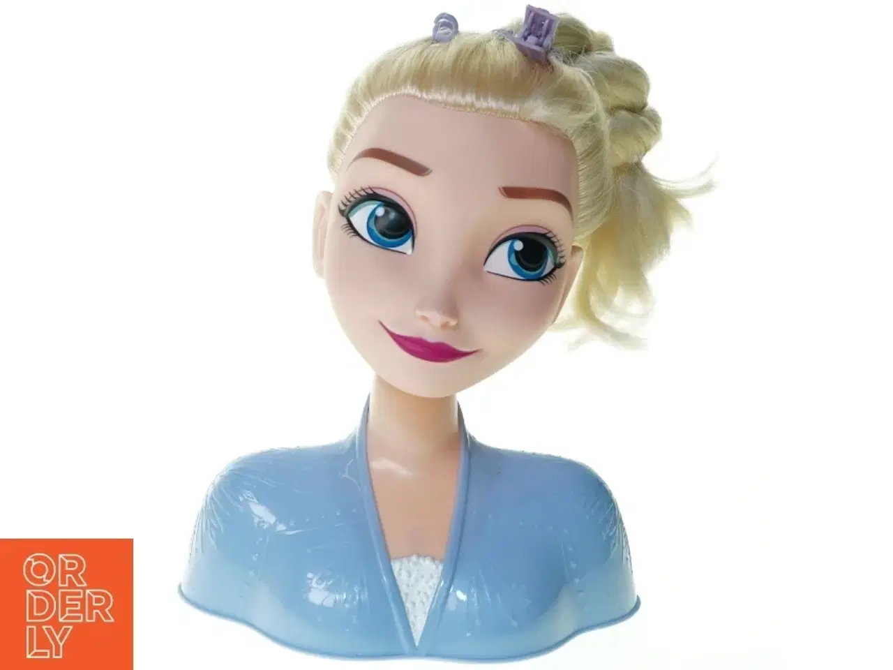 Billede 1 - Elsa frisørhoved fra Disney (str. 22 x 9 x 17 cm)
