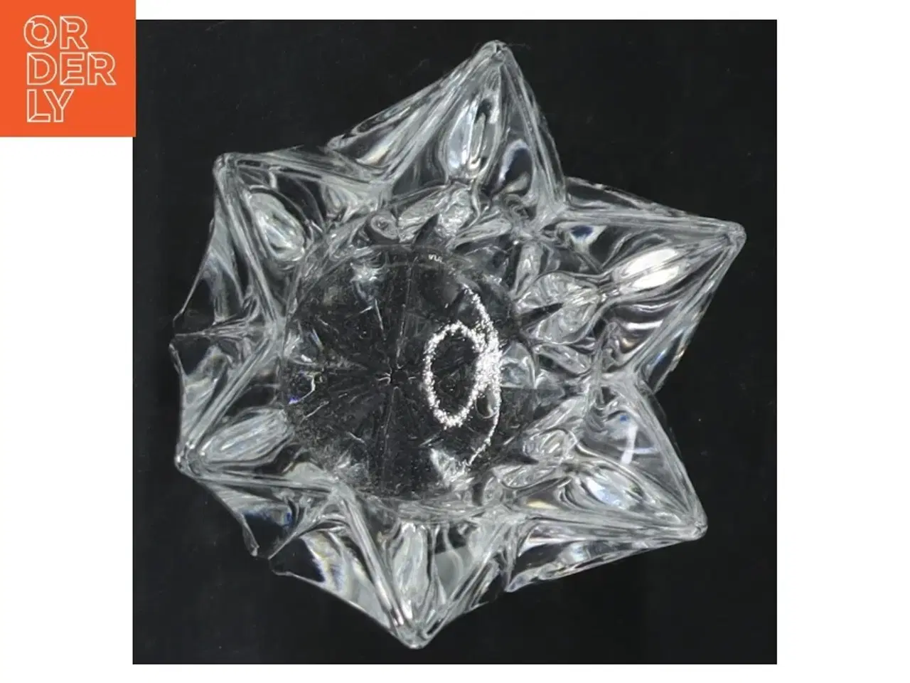 Billede 3 - Glasstjerne lysestage  (str. 8 cm)