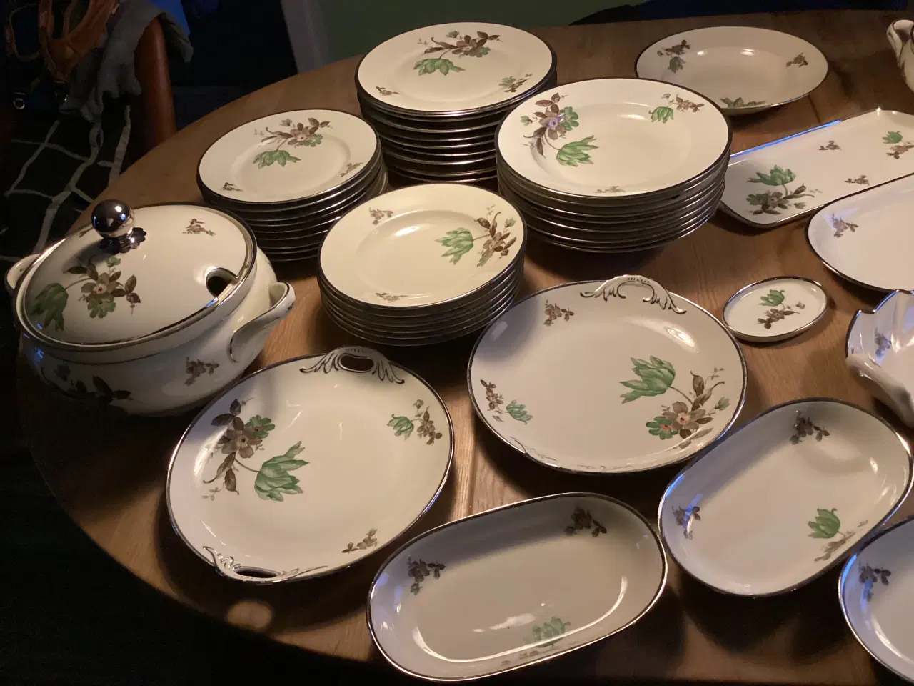 Billede 4 - Grøn vallø Københavns porcelæns maleri lyngby