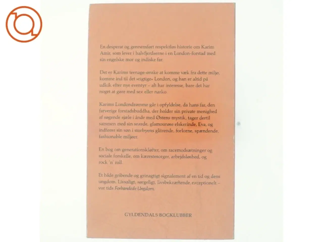 Billede 3 - En forstadsbuddha af Hanif Kureishi (bog)