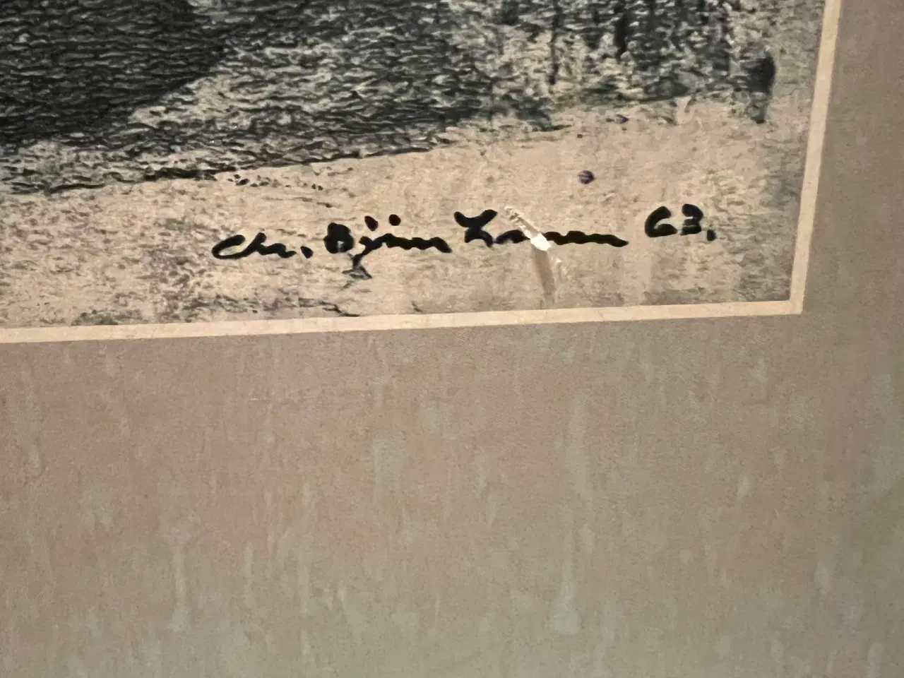 Billede 3 - Vintage kunsttryk af Christian Bjørn Larsen