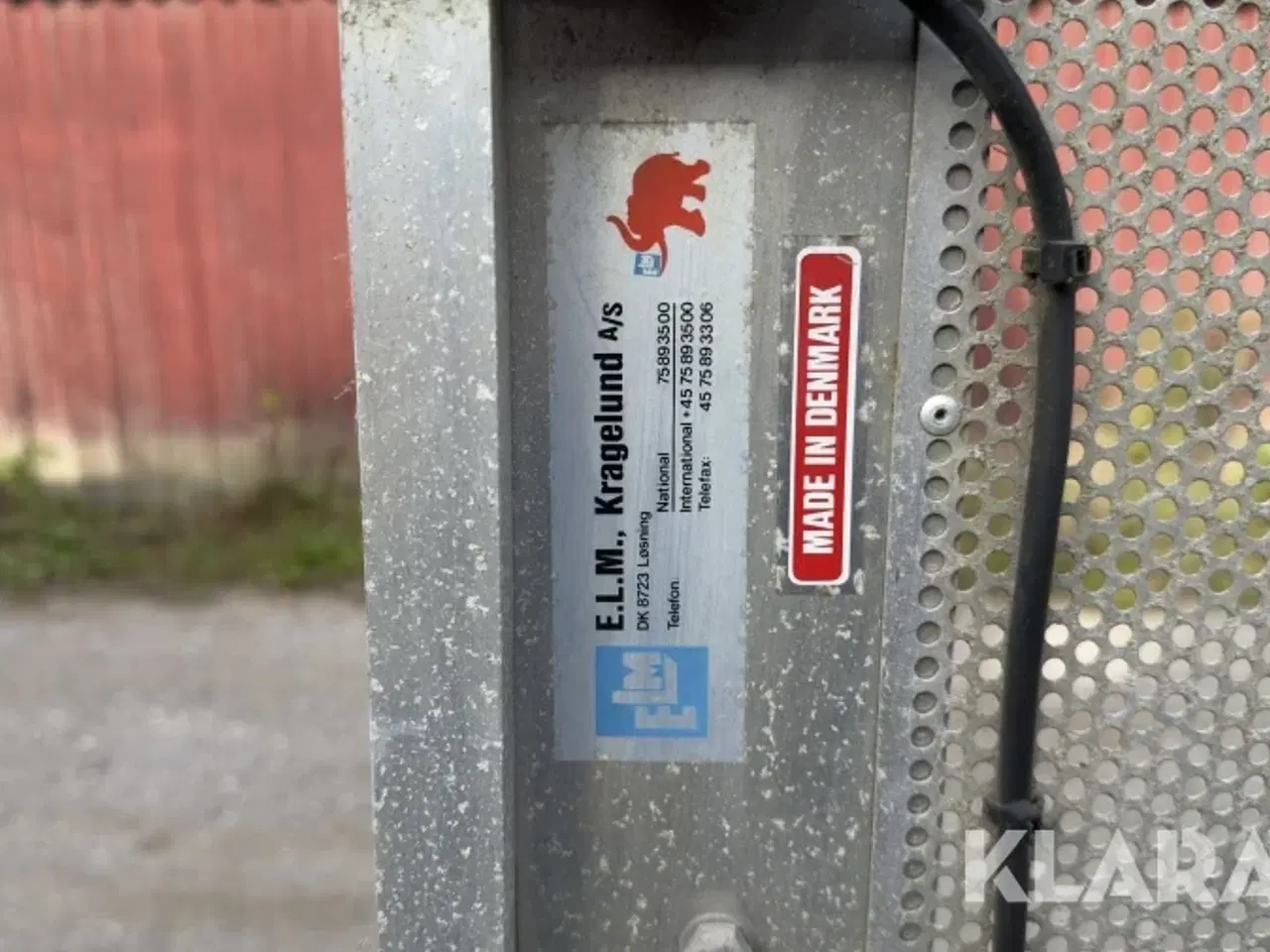 Billede 5 - Mandskabskurv til gaffeltruck E.L.M MK 144 L