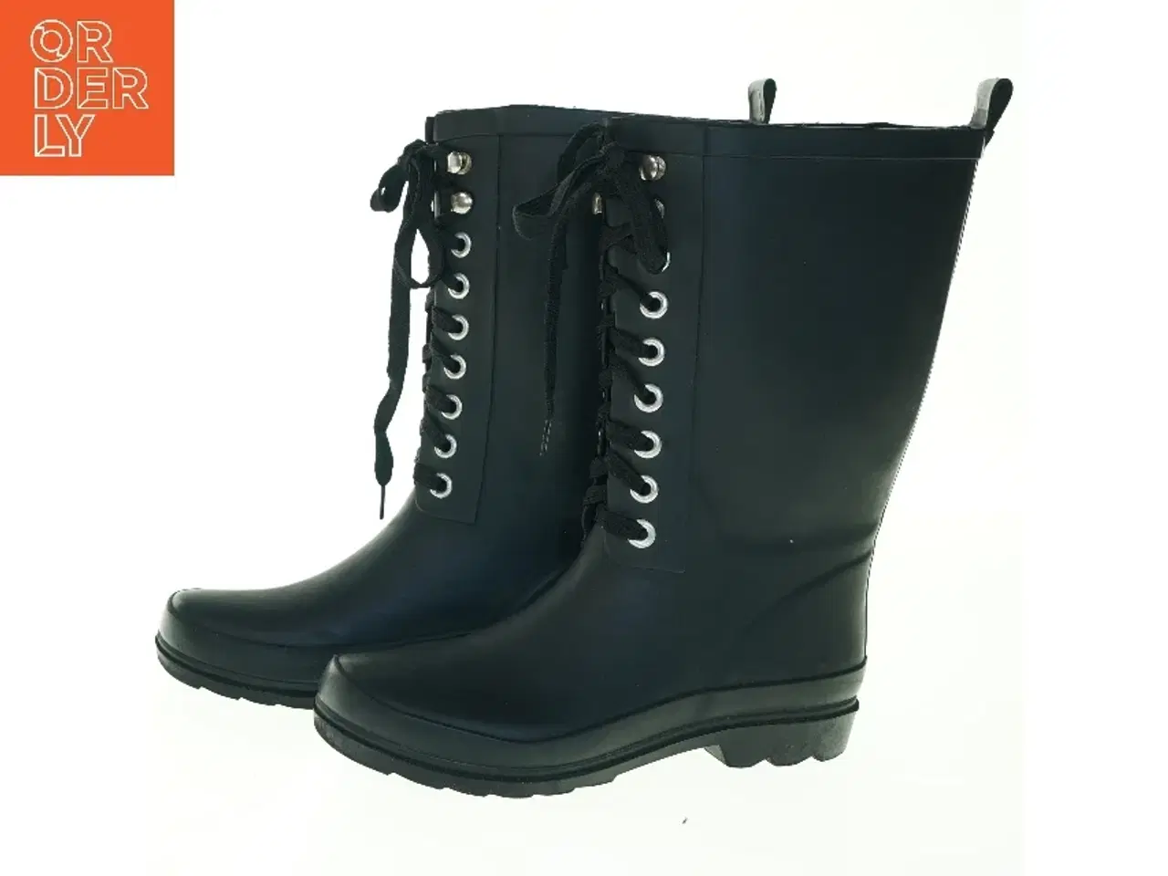 Billede 1 - Sorte gummistøvler fra Oinak (str. 37)