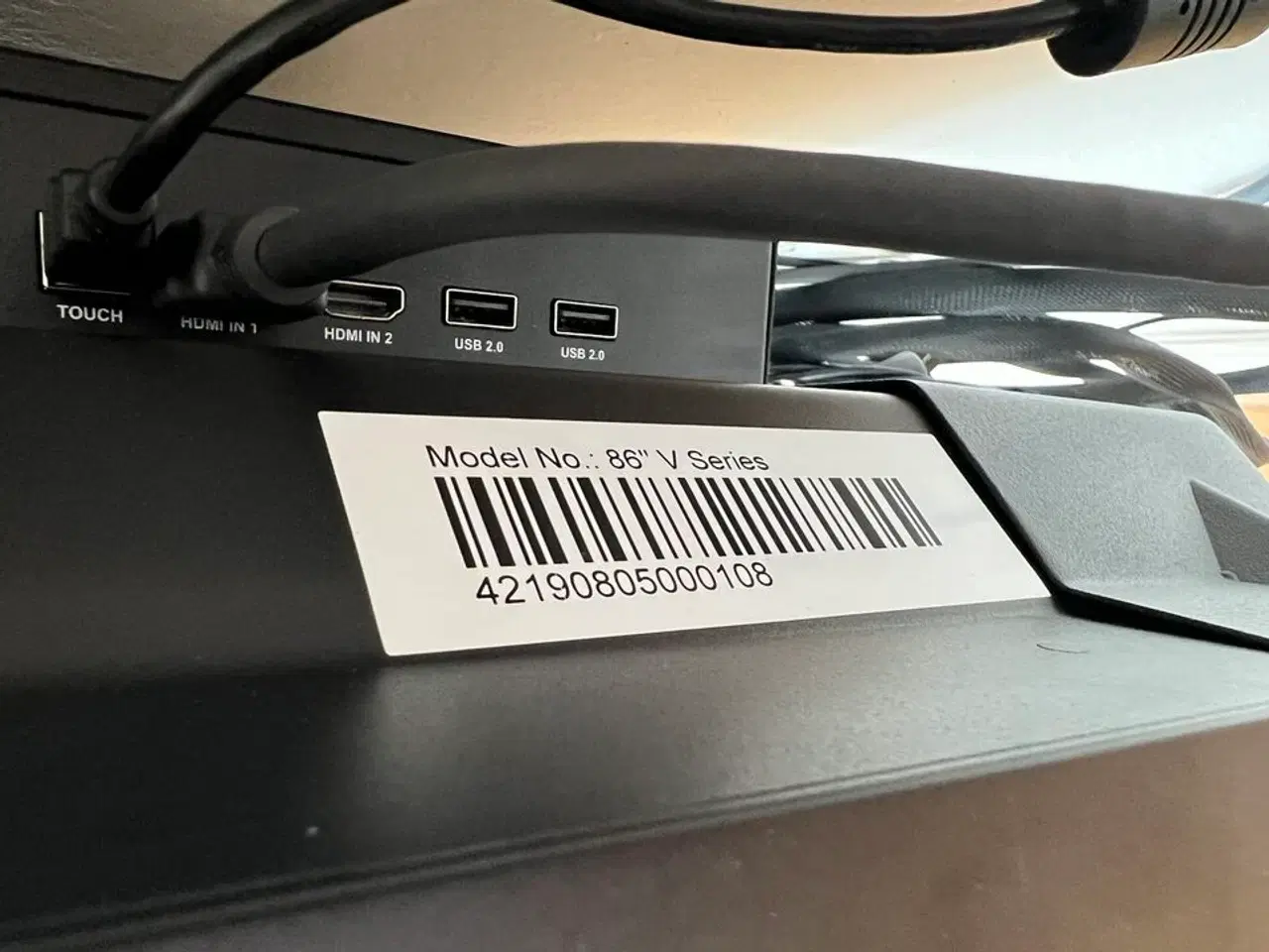 Billede 6 - 86" touchskærm CLEVERTOUCH m. AMX konferencesystem