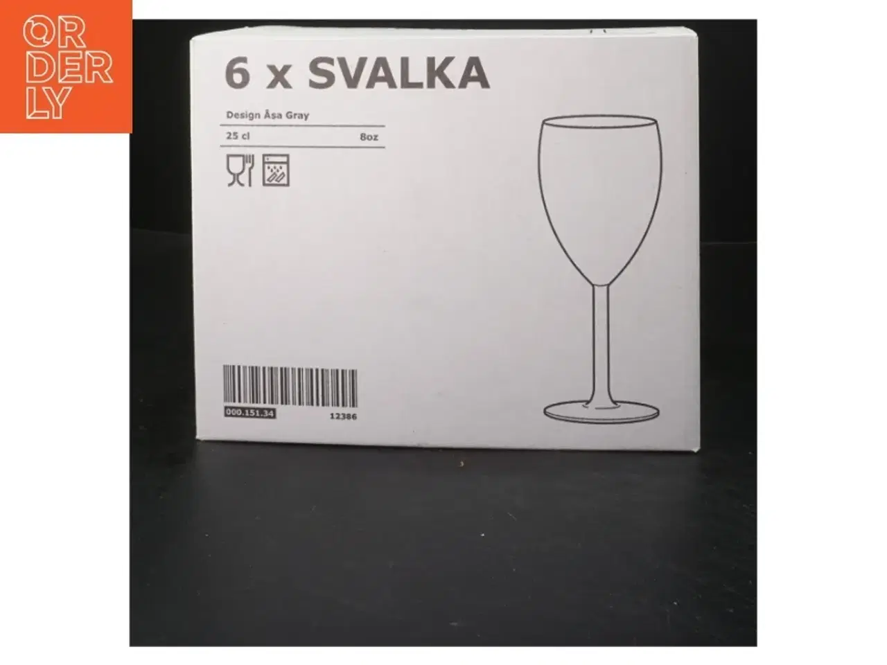 Billede 2 - Svalka vinglas 6 stk fra IKEA (str. 25 cl)