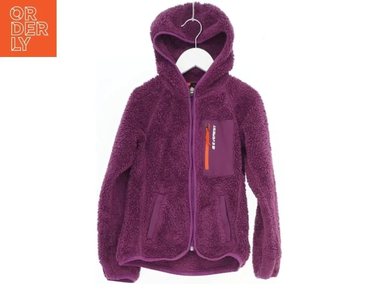 Billede 1 - fleecejakke med hætte fra Everest (str. 128)